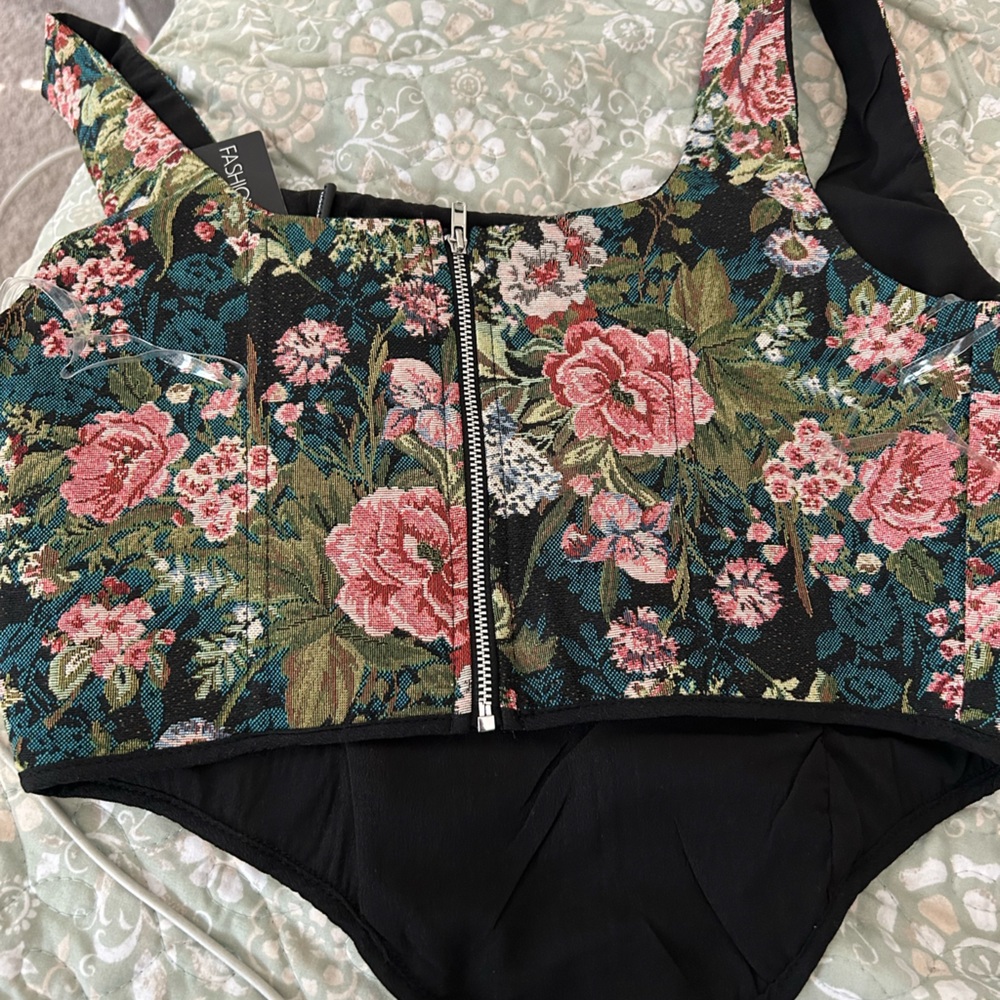 Floral Corset Top
